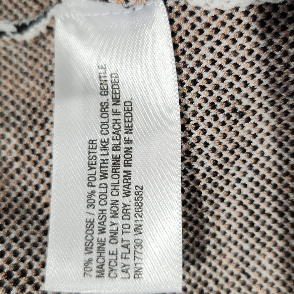 NWT Diane Von Furstenberg Black, Gray and Tan Floral Design Halter Maxi Dress - Picture 9 of 9